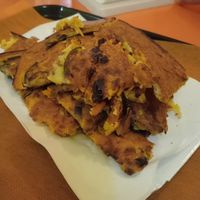 Fainè with mixed vegetables at Pizzeria Paninoteca La Spiga in Sassari