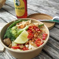 Pad-Thai with Tofu at Thai Wok Kitchen in Bern