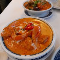 Penang chicken curry at Nok Nok Authentic Thai Food in Swansea