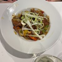 Chick’n and cashew  at Nok Nok Authentic Thai Food in Swansea