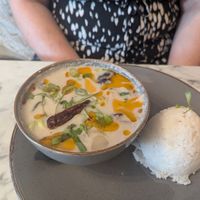 Tofu Tom Ka at Nok Nok Authentic Thai Food in Swansea