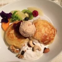 Their incredible pancakes!!! at AIN SOPH.Journey in Tokyo