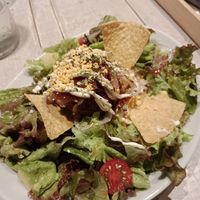 Very delicious taco plate (with rice as a base) at AIN SOPH.Journey in Tokyo