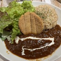 Mushroom curry w/ cutlet added  at AIN SOPH.Journey in Tokyo