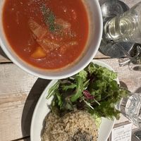 Tomato soup plate—very tasty!   at AIN SOPH.Journey in Tokyo