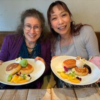 Matcha and rum raisin ice cream!  at AIN SOPH.Journey in Tokyo