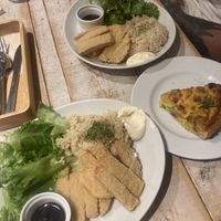 Plain cutlet (not the best taste) and quiche (also okay)  at AIN SOPH.Journey in Tokyo