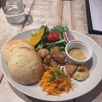 savory pancake set   at AIN SOPH.Journey (Shinjuku) in Tokyo