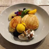 Vegan pancakes at AIN SOPH.Journey in Tokyo