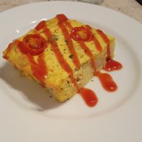 vegan omelette at AIN SOPH.Journey in Tokyo