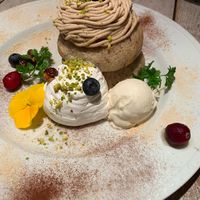 Pancake dessert plate seasonal  at AIN SOPH.Journey in Tokyo