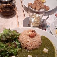 Curries and karage. at AIN SOPH.Journey in Tokyo