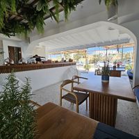Interior at Feel Good Cafe in Mykonos
