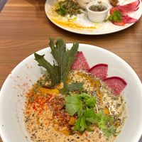 Ordered ramen and rice dish.  at Onari Yokocho in Kamakura