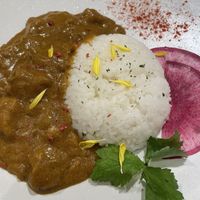 Curry dinner menu  at Onari Yokocho in Kamakura