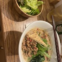 Vegan ramen set  at Onari Yokocho in Kamakura