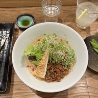 Vegan ramen  at Onari Yokocho in Kamakura