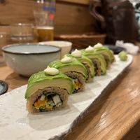 Vegan avocado roll  at Onari Yokocho in Kamakura