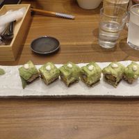 Avocado roll at Onari Yokocho in Kamakura