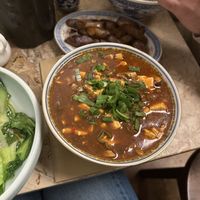 Tofu in salsa piccante con funghi   at LAO 老 in Turin