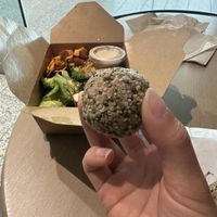 Vegan power ball  at Salus in Toronto