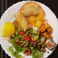 Buffet chosen plate 2 at Ton Shan in Juiz De Fora