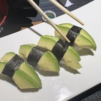 Avocado nigiri  at Hanami  in Pisa