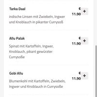 Vegane Auswahl 2 (online) / vegan menu 2 (online)  at Taj Mahal Masala in Cologne
