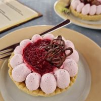 Himbeertörtchen at Café Moritz in Muensingen