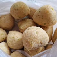 Bunyols de "bacallà": espectaculars! at El Vegan's in Sabadell