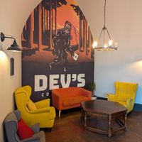 interior at Devs Coffee Bar in Battle Ground
