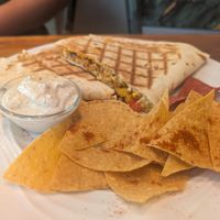 Vegan quesadilla at MACHETE Berlin in Berlin