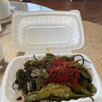 1938 Indo’s shishito peppers! The Aioli is not vegan but they’re fantastic without!   at 1938 Indochine in Honolulu