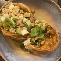 Some fried chickpea dumpling thing. Sure to be different than any you’ve experienced   at Dumpling Bar Bari in Bari