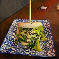 Boa with vegetables at Dumpling Bar Bari in Bari