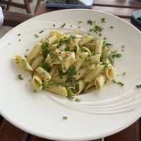 Garlic and olive oil pasta - simple but yummy  at Blue Marlin in Ukunda