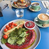 Mushroom toast and avocado toastt  at Word of Mouth   in Sliema