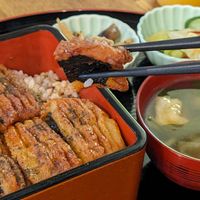 Traditional Japanese dish made vegan at Loving Hut - Nishinippori in Tokyo