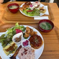 A homemade awesome and chill lunch time. at Loving Hut - Nishinippori in Tokyo