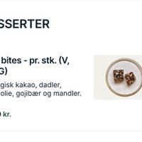 Vegan dessert  at Wedo   in Copenhagen