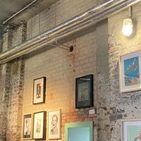 Decor  at Bar Recyclart in Brussels