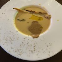 Sweetcorn consommé   at Bar Recyclart in Brussels