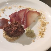 Dessert at Bar Recyclart in Brussels