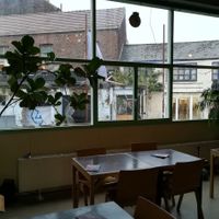 Inside at Bar Recyclart in Brussels