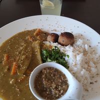 Curry coco at Bar Recyclart in Brussels