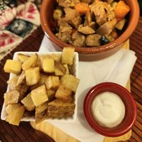 Fricandó de seitán at Green & Burger in Sant Feliu De Guixols