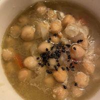 Chickpeas soup  at Green & Burger in Sant Feliu De Guixols