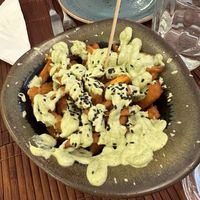 “Bonitos” (sweet potato)  at Green & Burger in Sant Feliu De Guixols