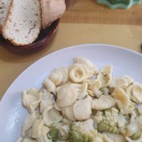 Vegan pasta at La Rosticceria in Bracciano