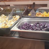 Veggie dishes at La Rosticceria in Bracciano